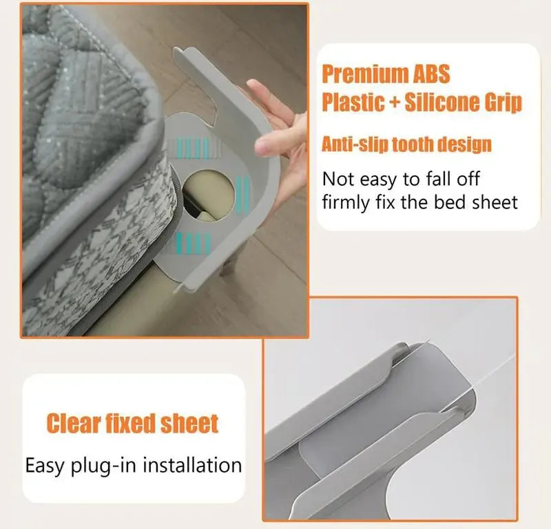 StayTuck™ Bed Sheet Clips for Secure Fitted Corners
