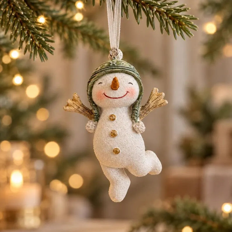 🎁 LIMITED TIME 50% OFF – ☃️ 5 Cute Snowman Christmas Ornaments
