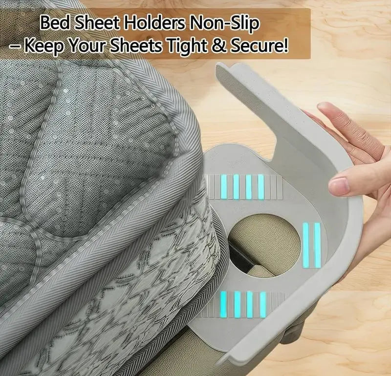 StayTuck™ Bed Sheet Clips for Secure Fitted Corners