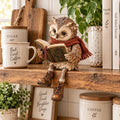 🎅 2026 Christmas Gift 50% Off--✨🦉Reading Owl Figurine📖📚️