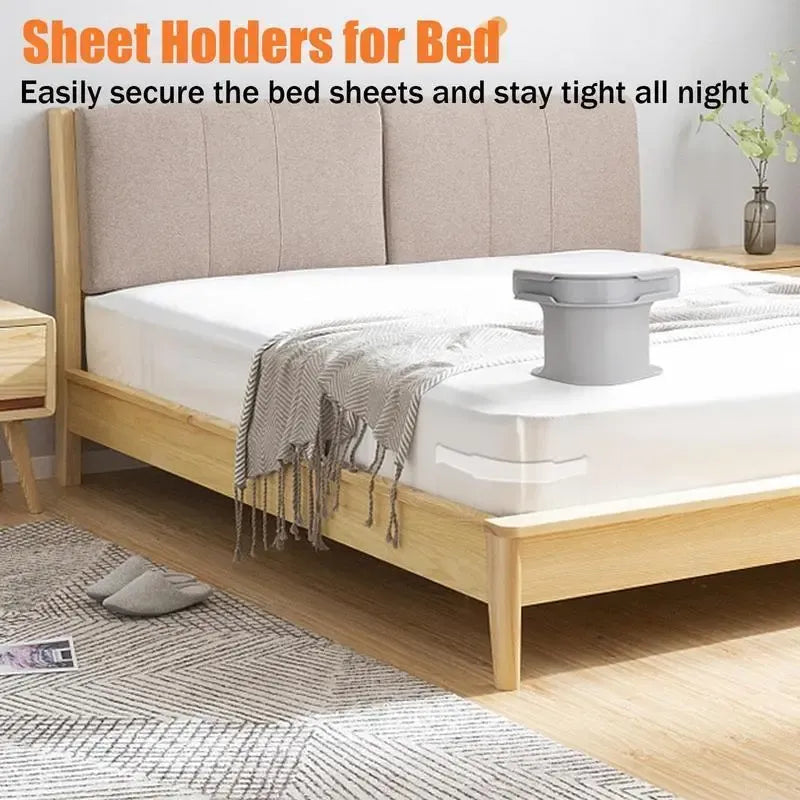 StayTuck™ Bed Sheet Clips for Secure Fitted Corners